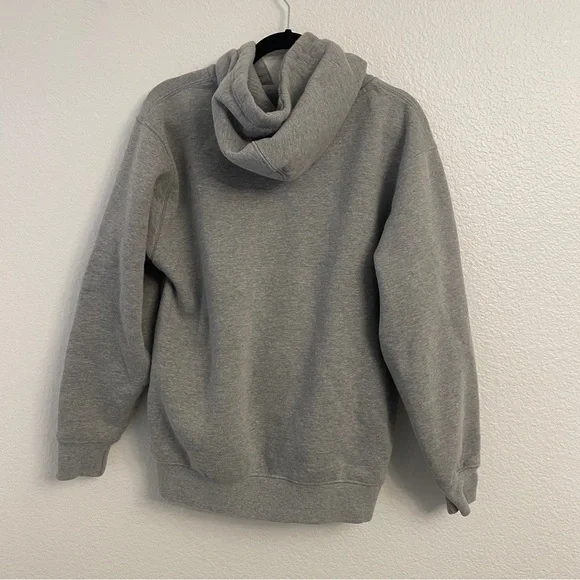 Pro Club Gray Full Zip-Up Fleece Heavyweight Hoodie Size S - Picture 2 of 4